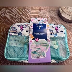 Roller Rabbit Mint Packing Cube Set